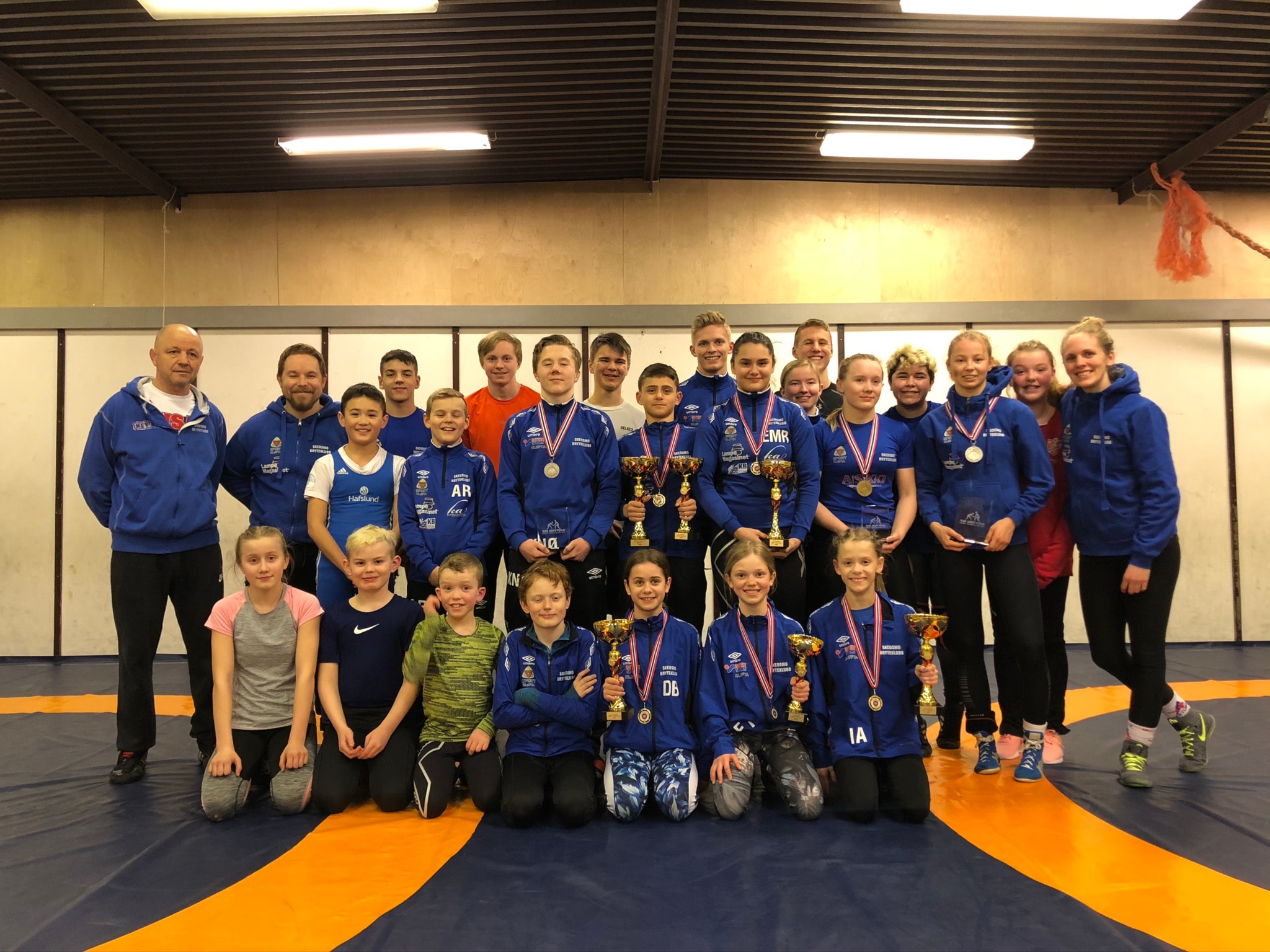 Imponerende resultater for Skedsmo bryteklubb på Norgesmesterskap senior 2020 og Landsmesterskap Gutter/Piker 12 år og Norgesmesterskap Gutter/Piker 15 år